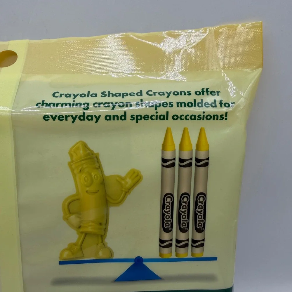Crayola Limited Edition Shaped Crayons 8 Retired Colors Dandelion Magic Mint NEW
